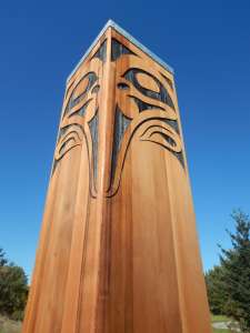 Earth Drums, Saanich, public art, Carey Newman, Victoria, Vancouver Island, BC, Pacific Northwest